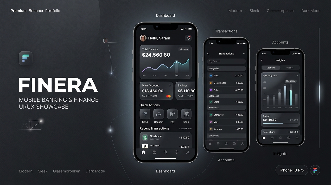Finera Mobile Banking UI/UX